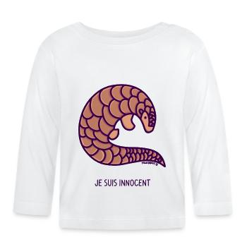 Pagolin - I'm Innocent - Organic Baby Long Sleeve T-Shirt - white - Front