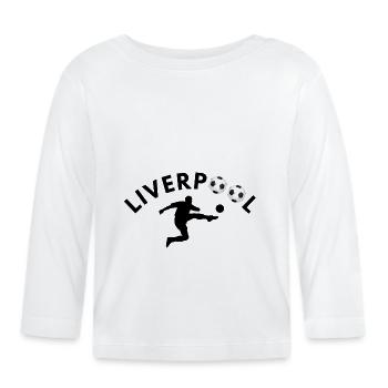 Liverpool - Baby Bio-Langarmshirt - Weiß - Vorne