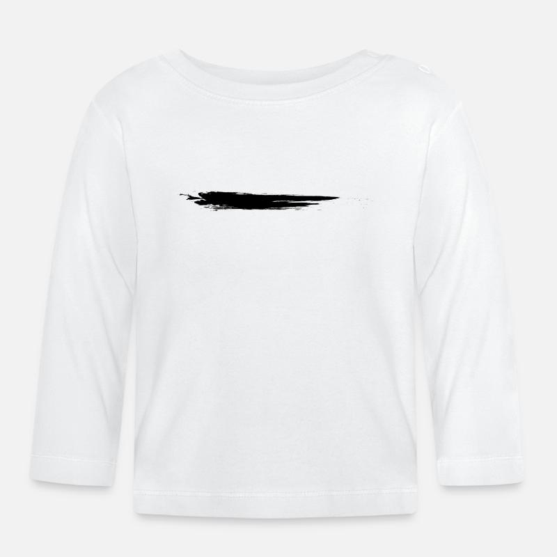Moins - T-shirt manches longues bio Bébé - blanc