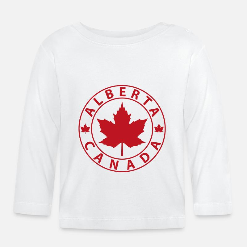 Alberta - Baby Bio-Langarmshirt - Weiß