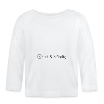 selbstständig - selbst & ständig - Baby Bio-Langarmshirt - Weiß - Vorne