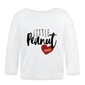 Little Peanut - Organic Baby Long Sleeve T-Shirt - white - Front