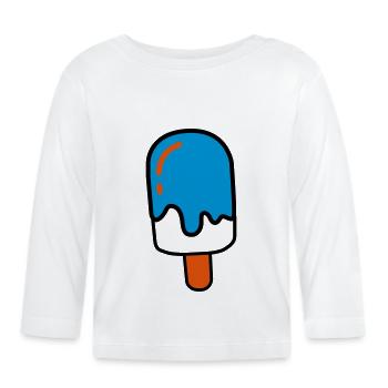 Eskimo Limon - T-shirt manches longues bio Bébé - blanc - Devant