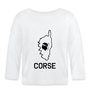 courses - T-shirt manches longues bio Bébé - blanc - Devant