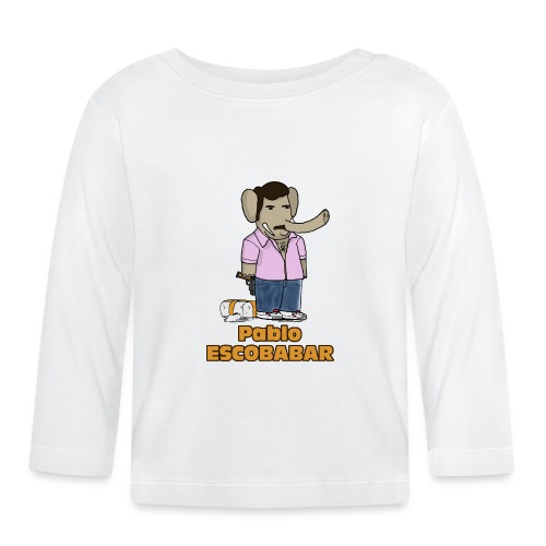 PABLO ESCOBABAR ! (par Axel Ville) - Organic Baby Long Sleeve T-Shirt