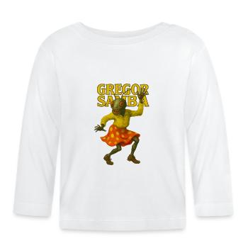 Gregor Samba | Franz Kafkas Gregor Samsa - Organic Baby Long Sleeve T-Shirt - white - Front