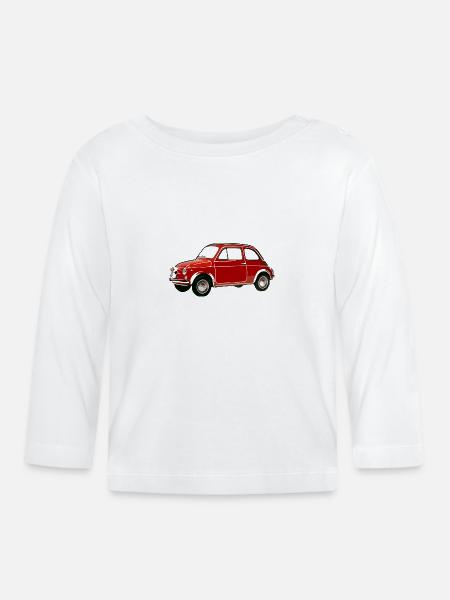 500 - Baby Bio-Langarmshirt - Weiß