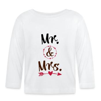 wedding - Organic Baby Long Sleeve T-Shirt - white - Front
