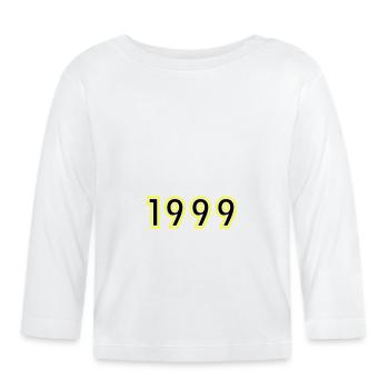 1999 Année Anniversaire - T-shirt manches longues bio Bébé - blanc - Devant
