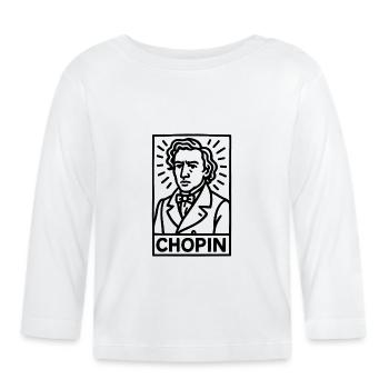 Frédéric Chopin - Organic Baby Long Sleeve T-Shirt - white - Front