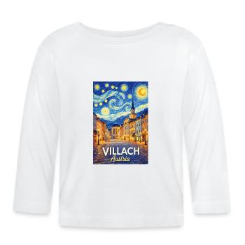 Villach, Austria - Organic Baby Long Sleeve T-Shirt - white - Front