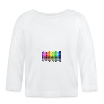 equalizer - Baby Bio-Langarmshirt - Weiß - Vorne