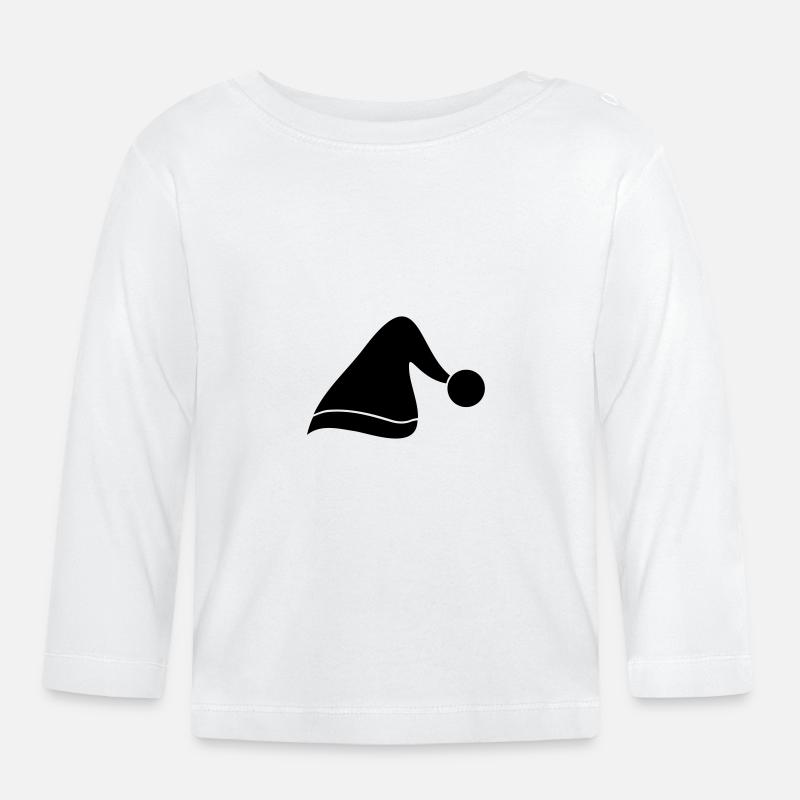 Cap / / bobble / / Bonnet / / dormeur - T-shirt manches longues bio Bébé - blanc