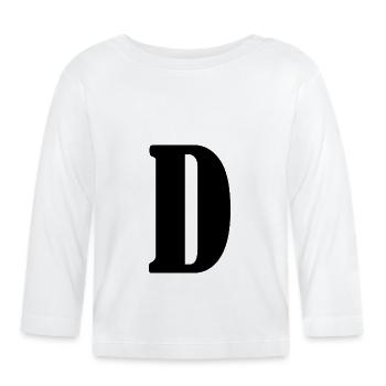 D - Baby Bio-Langarmshirt - Weiß - Vorne