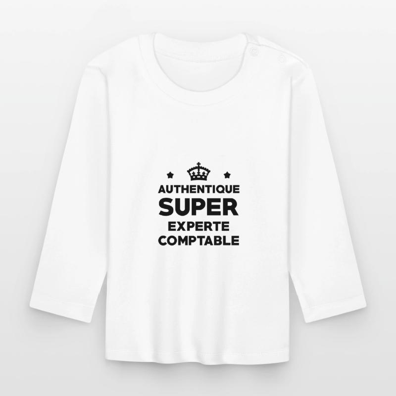 Expert Comptable / Comptabilité / Comptable / T-shirt manches longues bio Bébé