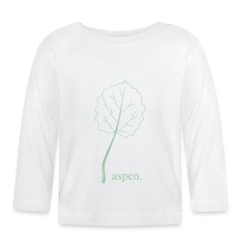 aspen. - Baby Bio-Langarmshirt - Weiß - Vorne
