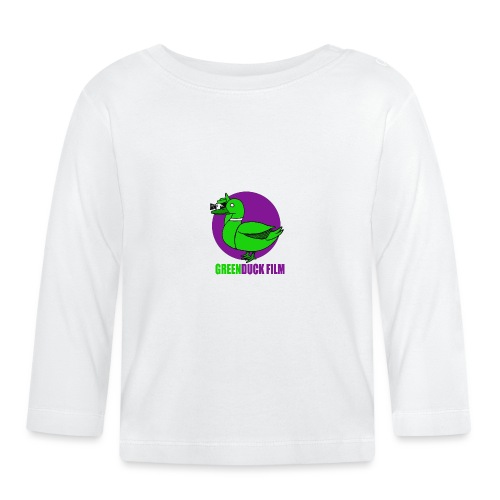Greenduck Film Purple Sun Logo - Langærmet babyshirt af  økologisk bomuld