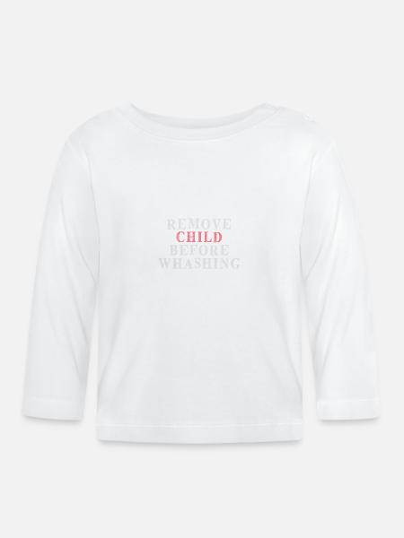 children - Organic Baby Long Sleeve T-Shirt - white