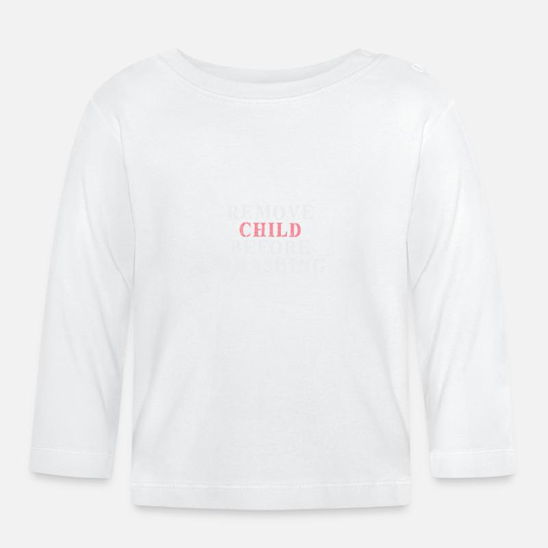 Kinder - Baby Bio-Langarmshirt - Weiß