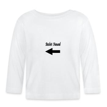 Bester Freund - Baby Bio-Langarmshirt - Weiß - Vorne