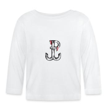 Poland Fighting - Organic Baby Long Sleeve T-Shirt - white - Front
