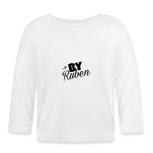 'xByRuben' Wit - Bio-shirt met lange mouwen voor baby’s