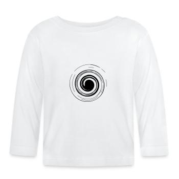 SPIRAL - Organic Baby Long Sleeve T-Shirt - white - Front