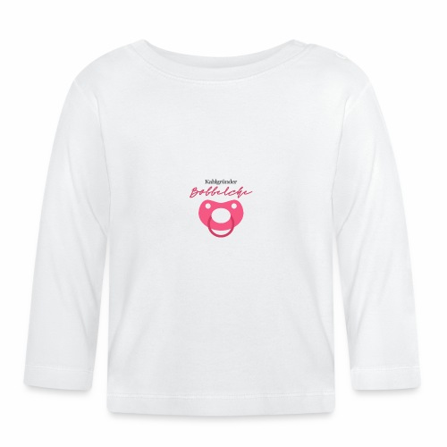 Kahlgruender Bobbelche - Pink Mädchen - Baby Bio-Langarmshirt