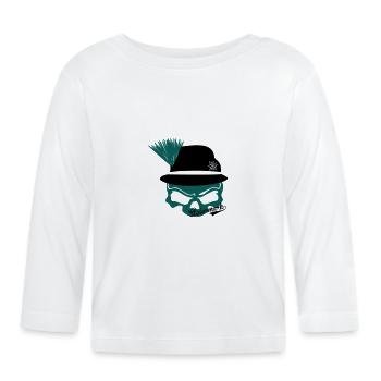 Steiermark - Baby Bio-Langarmshirt - Weiß - Vorne