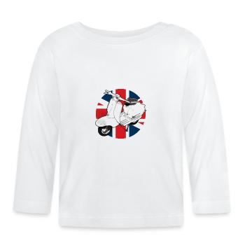 MOD - Organic Baby Long Sleeve T-Shirt - white - Front