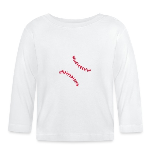 Realistic Baseball Seams - Baby Long Sleeve T-Shirt