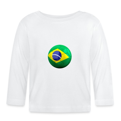 Bola de futebol brasil - Baby Long Sleeve T-Shirt