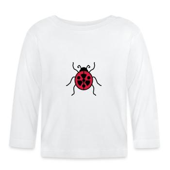 atom symbol radioaktiv gefahr danger warnung hinwe - Baby Bio-Langarmshirt - Weiß - Vorne