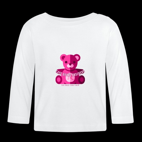 Rocks Teddy Bear - Pink - Bio-shirt met lange mouwen voor baby’s