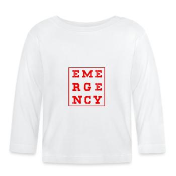 Nurse Doctor Hospital Krankenschwester - Baby Bio-Langarmshirt - Weiß - Vorne