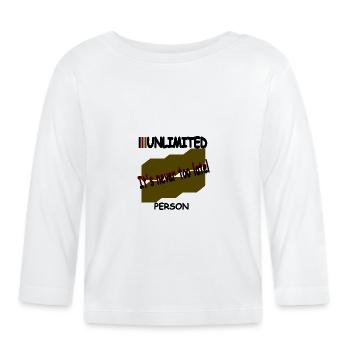 It's never too late - Organic Baby Long Sleeve T-Shirt - white - Front