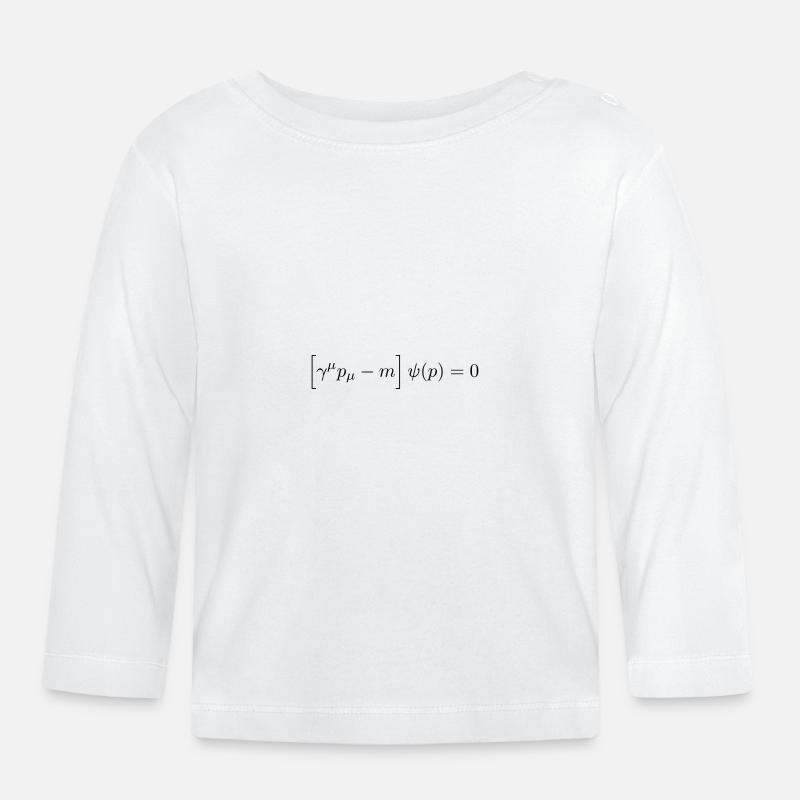 dirac - Baby Bio-Langarmshirt - Weiß