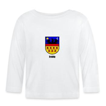 Coat of arms Transylvania Erdély - Organic Baby Long Sleeve T-Shirt - white - Front