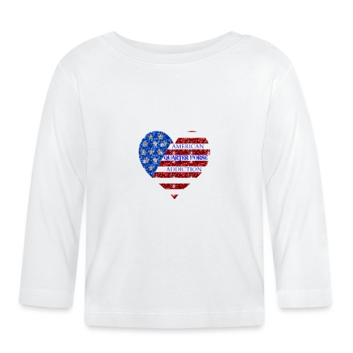 americanquarterhorseaddiction - Bio-shirt met lange mouwen voor baby’s