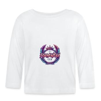 Formentera Crew Colorful - Organic Baby Long Sleeve T-Shirt - white - Front
