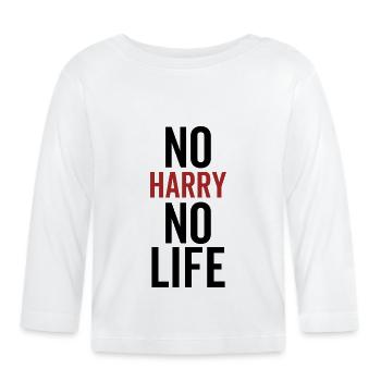 Pas de Harry Pas de vie - T-shirt manches longues bio Bébé - blanc - Devant