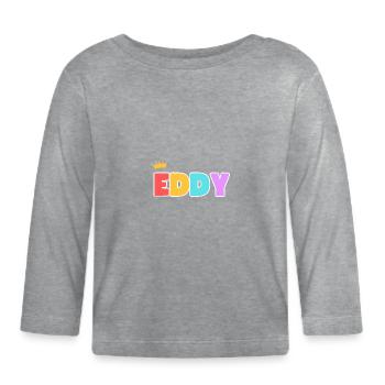 Tourbillon! Personnalisable - T-shirt manches longues bio Bébé - gris chiné - Devant