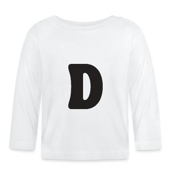 D - Baby Bio-Langarmshirt - Weiß - Vorne