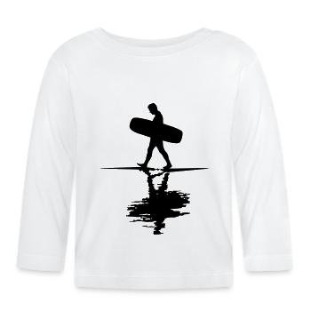 Wake-Waker - Organic Baby Long Sleeve T-Shirt - white - Front