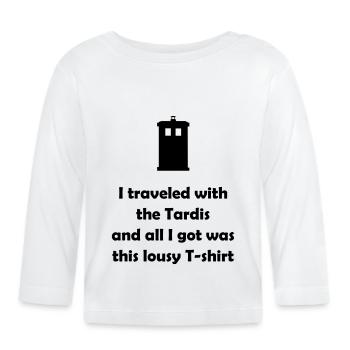 Lousy shirt - Baby Bio-Langarmshirt - Weiß - Vorne