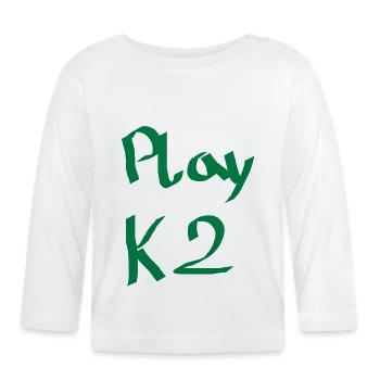 K2 - Baby Bio-Langarmshirt - Weiß - Vorne