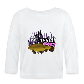 Tanche - T-shirt manches longues bio Bébé - blanc - Devant