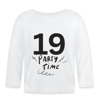 19 - Baby Bio-Langarmshirt - Weiß - Vorne
