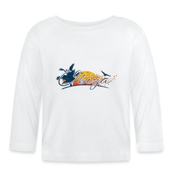 Ibiza 2026 - Balearic Islands - Spain - Organic Baby Long Sleeve T-Shirt - white - Front