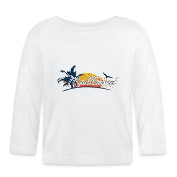 Mallorca 2026 - Balearic Islands - Spain - Organic Baby Long Sleeve T-Shirt - white - Front